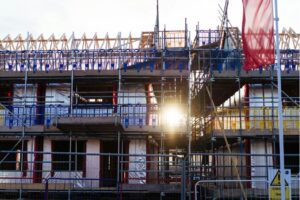 Photo of multi-unit housing under construction | Glasslake Funding