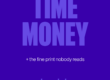 Glasslake Funding promotional graphic featuring the text “TIME MONEY” with the tagline “+ the fine print nobody reads” on a purple background, highlighting the hidden costs and time considerations in lending and financing.