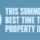 Graphic with a clock icon and the headline "This Summer Is the Best Time to Buy Property in Canada."
